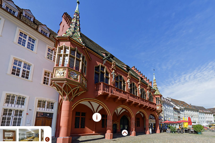 Exterior view Historisches Kaufhaus Freiburg // Copyright FWTM Raach